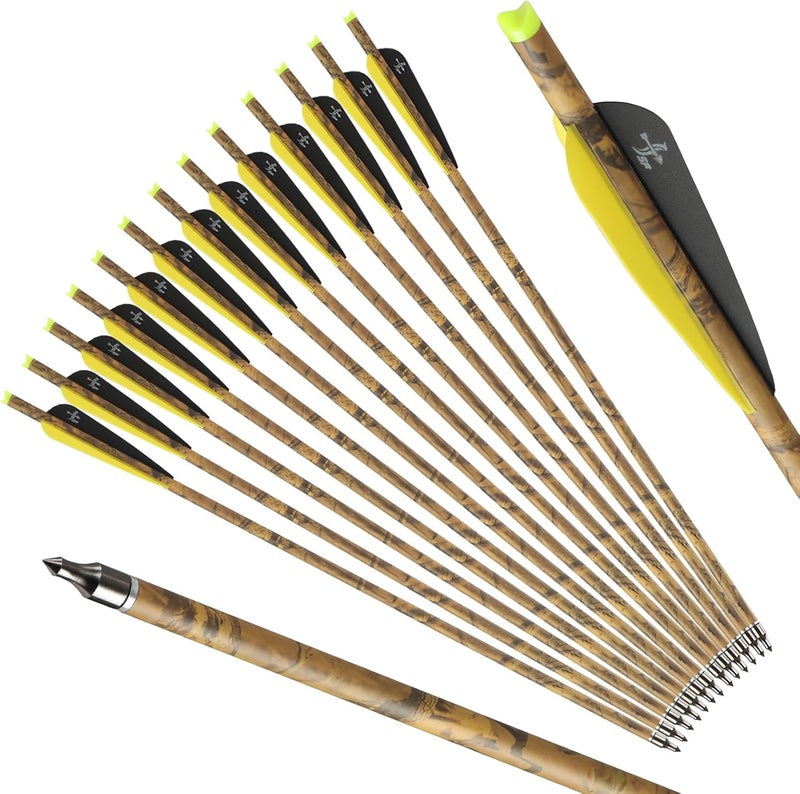 sf. Crossbow Bolts Crossbow Arrows Carbon Archery for Hunting and Target Practice(Pack of 12) - Image 1
